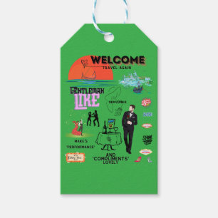 ÉTIQUETTES-CADEAU JOYEUX VOYAGE AGAIN DES PETITS SACS CADEAUX