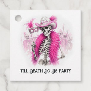 Étiquettes Cadeau Jusqu'à ce que la mort nous sépare, faisons la fêt