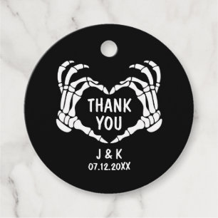 Étiquettes Cadeau Jusqu'à ce que la mort nous sépare Merci Mariage n