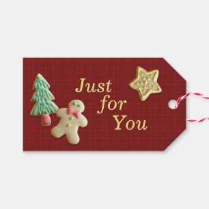 Étiquettes-cadeau Juste pour vous sucre Cookie personnalisé