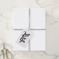 Juste pour vous typographie noir blanc motif spoty