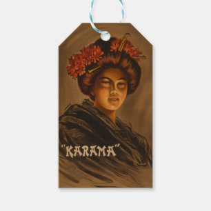 Étiquettes-cadeau Karama : Actrice japonaise Romance Geisha