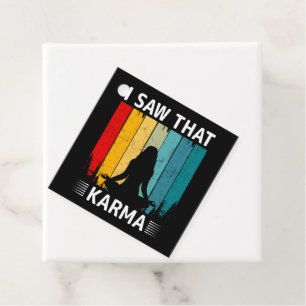 Étiquettes Cadeau Karma Saw