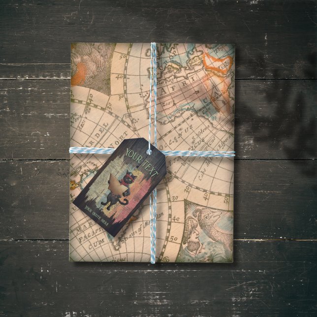 Étiquettes-cadeau Kitty Buccaneer's Sunset Quest (Kitty Buccaneer's Sunset Quest Gift Tags)