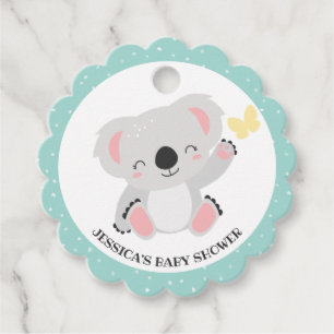 Étiquettes Cadeau Koala Top Koality Baby shower