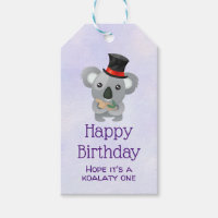 Koalaty Birthday Pun Cute Koala en haut du chapeau