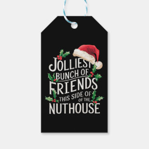 Étiquettes-cadeau La bande de copains la plus joyeuse Noël Correspon