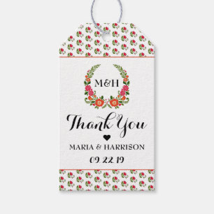 Étiquettes-cadeau La collection de Mariages d'été de Bohême