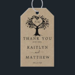 Étiquettes-cadeau La collection Rustic Heart Tree Mariage<br><div class="desc">Célébrez dans le style avec ces étiquettes mariages design et très tendance. Le design est facile à personnaliser avec votre libellé d'événement spécial et vos invités seront ravis quand ils verront ces étiquettes fabuleuses.</div>