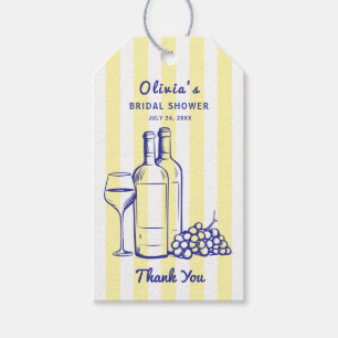 Étiquettes-cadeau La Dolce Vita Italian Lemon Jaune Enterrement de V
