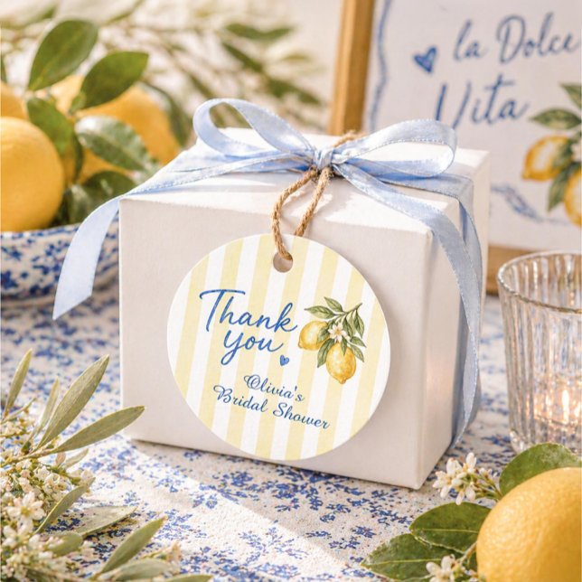 Étiquettes Cadeau La Dolce Vita Merci (Créateur téléchargé)