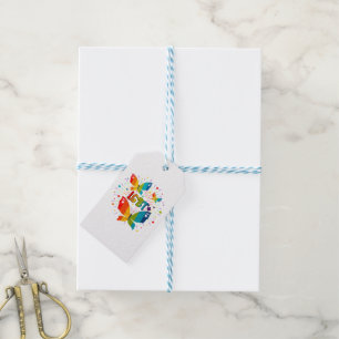 Étiquettes-cadeau La fierté papillon L'amour est l'amour Sensibilisa