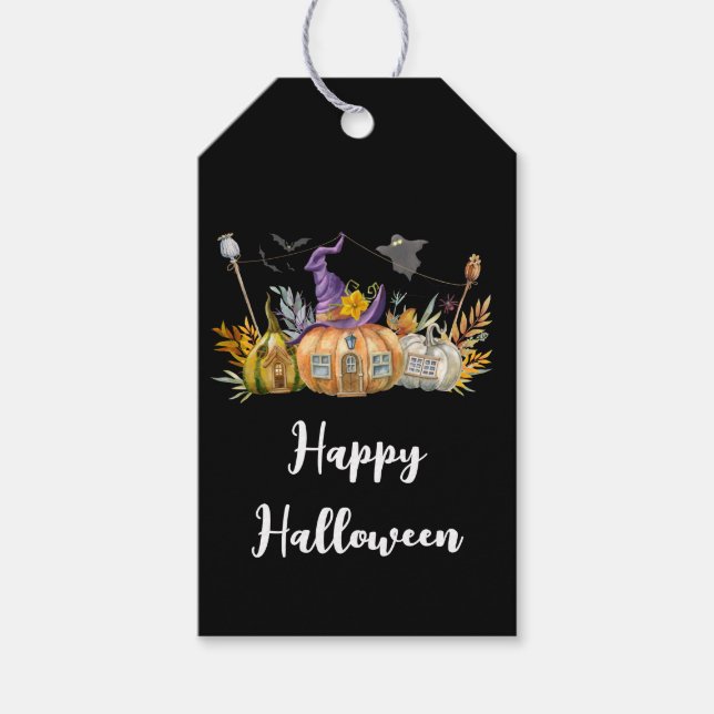 Étiquettes-cadeau La Maison des Pompiers haunted (Devant)