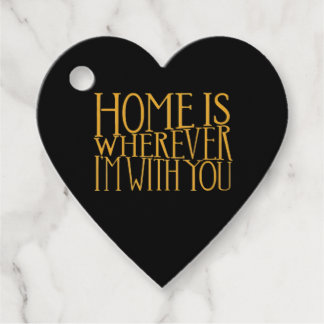 Étiquettes Cadeau La maison est où je suis avec vous Maison Inspirée