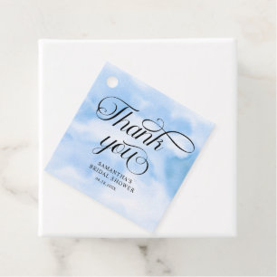 Étiquettes Cadeau La mariée est sur un petit nuage Cadeaux de mariag