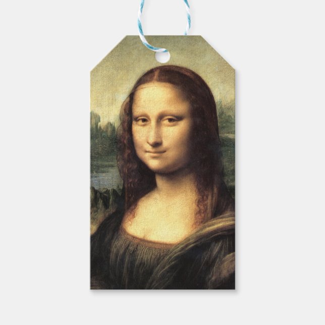 Étiquettes-cadeau La Mona Lisa Leonardo da Vinci (Devant)