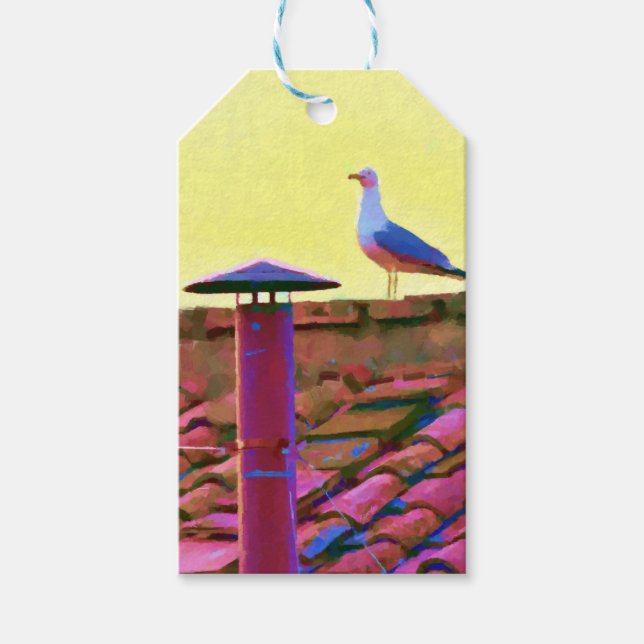 Étiquettes-cadeau La mouette à l'après-midi de Conclave (Devant)