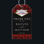 Étiquettes-cadeau La Parties scintillant Damask Las Vegas Mariage Co<br><div class="desc">Célébrez dans le style avec ces étiquettes mariages design et très tendance. Le design est facile à personnaliser avec votre libellé d'événement spécial et vos invités seront ravis quand ils verront ces étiquettes fabuleuses.</div>