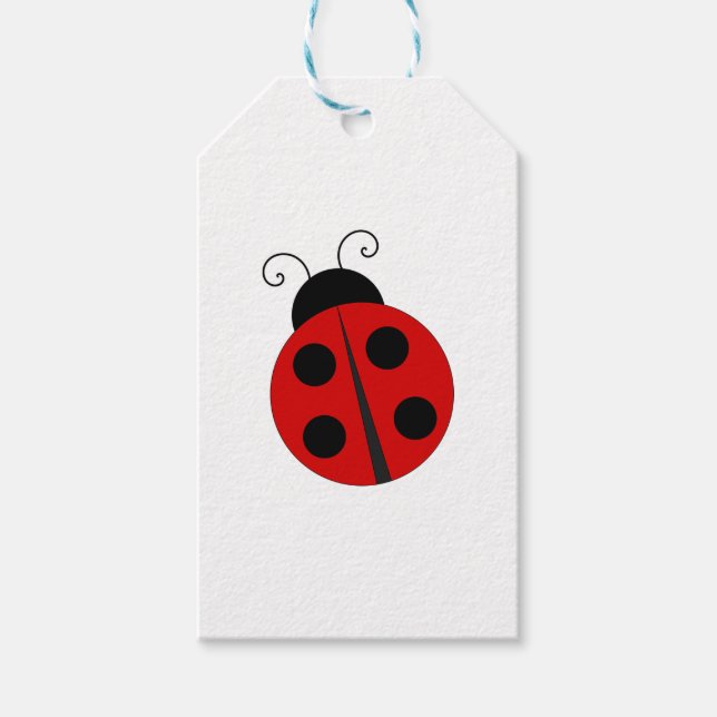 Étiquettes-cadeau Lady Bug (Devant)