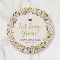 Laissez l'amour grandir Couronne violette pour mar