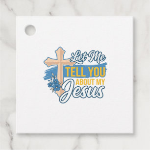 Étiquettes Cadeau Laissez-Moi Vous Parler De Mon Jésus Chemise Chrét