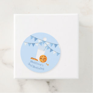 Étiquettes Cadeau Lait et cookies