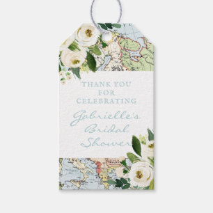Étiquettes-cadeau L'amour autour du monde Carte Florale Favoriser