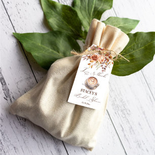 Étiquettes-cadeau L'amour brasse café automne nuptiale douche faveur