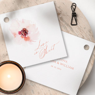 Étiquettes Cadeau L'amour est doux - Balise cadeau romantique ronde