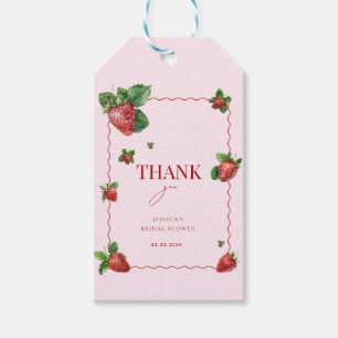 Étiquettes-cadeau L'amour est d'un rose sucré Mariage en l'honneur d