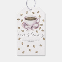 L'amour se prépare Shower de mariage Bow Coffee