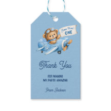 L'anniversaire des 1 an de Teddy Bear Avion BLEU o