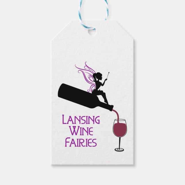 Étiquettes-cadeau Lansing Wine Fairies (Devant)