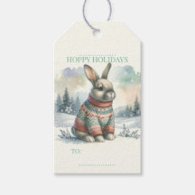 Lapin de Noël Joyeuses Fêtes