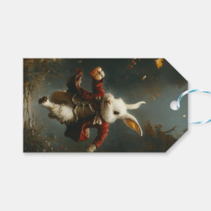Étiquettes-cadeau Lapin Voleur de Cœur sur Mesure Histoire de Livre