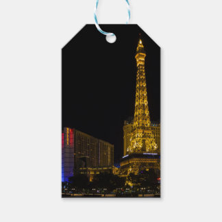 Étiquettes-cadeau Las Vegas la nuit Skyline