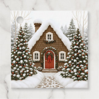 Étiquettes Cadeau l'auberge du Père Noël