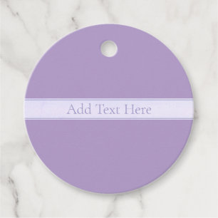 Étiquettes Cadeau Lavande Lumière Personnalisable Purple