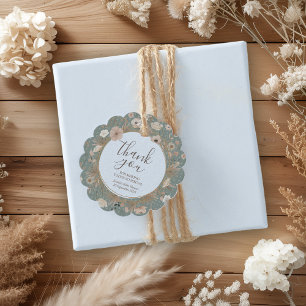 Étiquettes Cadeau Le Baby shower chic du désert