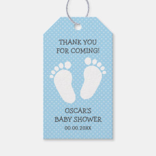 Étiquettes-cadeau Le baby shower fait sur commande de garçons vous
