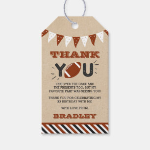 Étiquettes-cadeau Le Big One Football 1er anniversaire