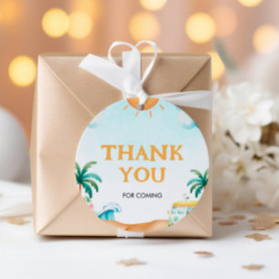 Étiquettes Cadeau Le Big One, Surf anniversaire