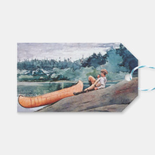 Étiquettes-cadeau Le guide de la nature sauvage (par Winslow Homer)