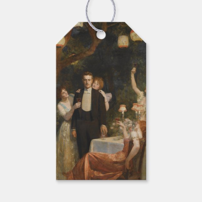 Étiquettes-cadeau Le Jardin d'Armide (par John Collier) (Devant)