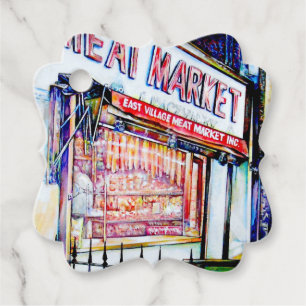 Étiquettes Cadeau Le jardin de la sagesse de l'East Village