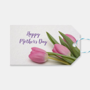 Étiquettes-cadeau Le jour de mère heureux fait sur commande avec de