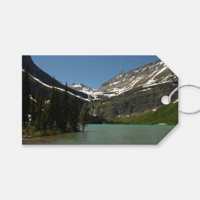 Étiquettes-cadeau Le lac Grinnell au parc national des Glaciers (Devant (Horizontal))