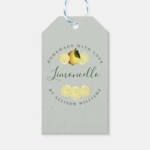 Étiquettes-cadeau Le Limoncello Pastel Green fait maison sur mesure