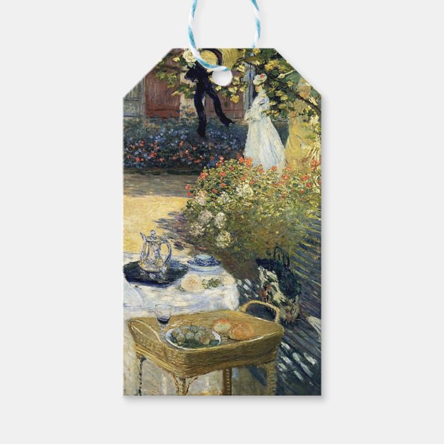 Étiquettes-cadeau Le Luncheon Claude Monet (Devant)