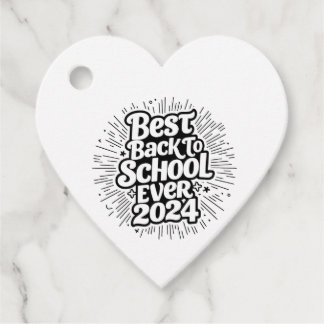 Étiquettes Cadeau Le Meilleur Retour À L'École En 2024 Design